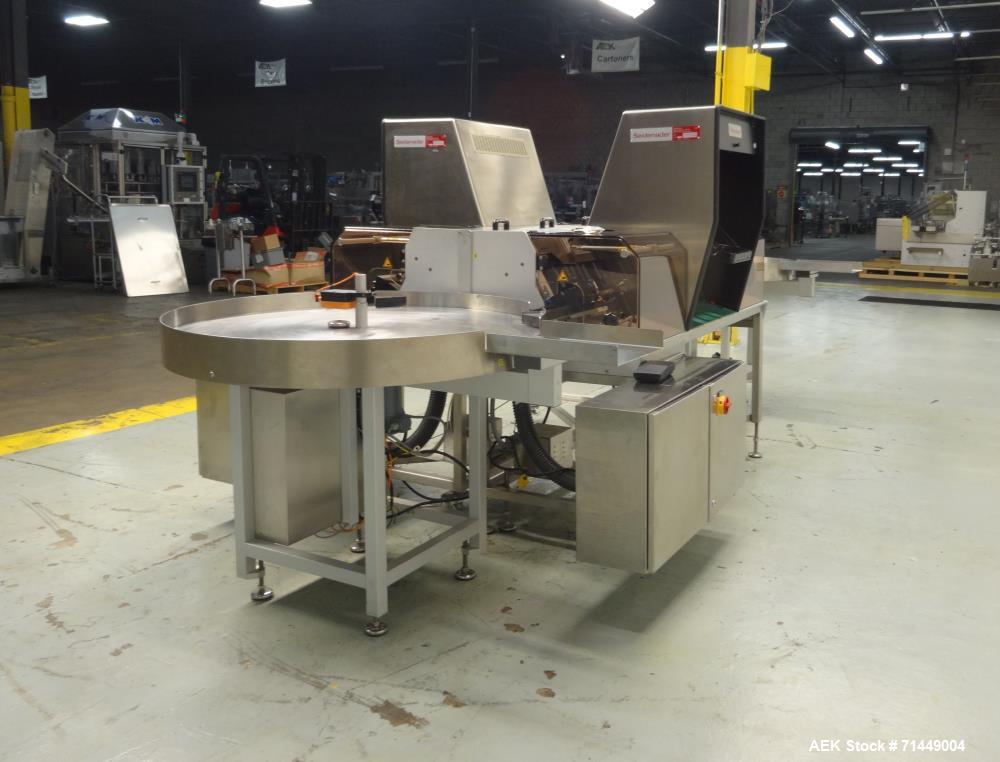 Used Seidenader Model V90+ ASVR Back To Back Vial Inspection System