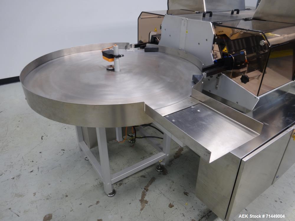 Used Seidenader Model V90+ ASVR Back To Back Vial Inspection System