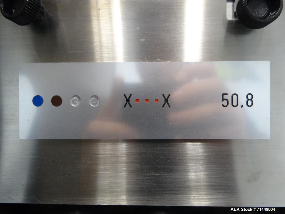 Used Seidenader Model V90+ ASVR Back To Back Vial Inspection System