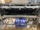 Used Unused Seidenader inspection system, with (2) type V90-AVSB/60 Seidenader semi automatic inspection units, (1) L-R unit, (1) R-L unit, currently set up for syringe inspection, with Sortec feedin...