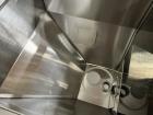Used CapPlus Technologies (CPT) Roller Inspection Table, Model Pharmaspec. Features pharmaceutical-grade stainless steel construction and is rated for up to 200,000 pieces per hour (depending on prod...
