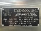 Used Dabrico Inc. Model DI-100 Vial Inspection System