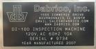 Used Dabrico Model DI-200LT Dual Station Vial Inspection System
