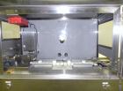 Used Nikka Densok Model HD1-1S High Voltage Pharmaceutical Pin Hole Detection System. Set for plastic vials and capable of speeds up to 300 vials per minute. Has a max card size: 150mm wide x 110mm t...
