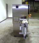 Used Nikka Densok Model HD1-1S High Voltage Pharmaceutical Pin Hole Detection System. Set for plastic vials and capable of speeds up to 300 vials per minute. Has a max card size: 150mm wide x 110mm t...