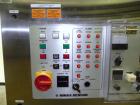Used Nikka Densok Model HD1-1S High Voltage Pharmaceutical Pin Hole Detection System. Set for plastic vials and capable of speeds up to 300 vials per minute. Has a max card size: 150mm wide x 110mm t...