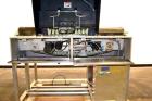 Used Dabrico DI-100 LT Semi Automatic Vial, Ampoule, Syringe Inspection Machine capable of speeds up to 150 vials per minute (per side). Back to back unit. Container size range: Vials/Cartridges 1ml ...