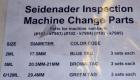 Used Seidenader V90 AVSB for visual inspection of filled vials. Model V90-AVSB/60-LR can handle products from .5ml to 1000ml with changeparts. Currently set up for 200ml vials. Can handle clear solut...