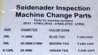 Used Seidenader V90 AVSB for visual inspection of filled vials. Model V90-AVSB/60-LR can handle products from .5ml to 1000ml with changeparts. Currently set up for 200ml vials. Can handle clear solut...