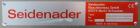 Used Seidenader Model V90-AVSB/60-LR Visual Inspection System