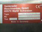 Used Seidenader Inspection Unit, Model V90-AVSB/60-RL. Designed to inspect ampules, vials, syringes, bottles and tubes, 0.5-1000ml size range, rated up to 150/min per lane, 30, 45, 60, 75 degree incl...