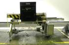 Used Seidenader Model V90-AVSB/60-LR Vial Inspection Machine. Capable of speeds up to 150 objects per minute. Has starwheel tray infeed and straight line discharge to tray. Machine equipped for vials...