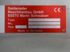 Used Seidenader Model V90+ ASVR Back To Back Vial Inspection System