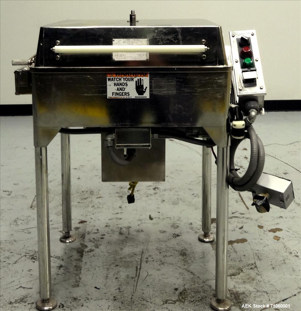 Used Stainless Steel Metromatic Model 1418-SS Batch Style Vial & Ampule Washer