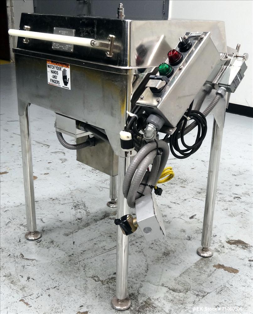 Used Stainless Steel Metromatic Model 1418-SS Batch Style Vial & Ampule Washer