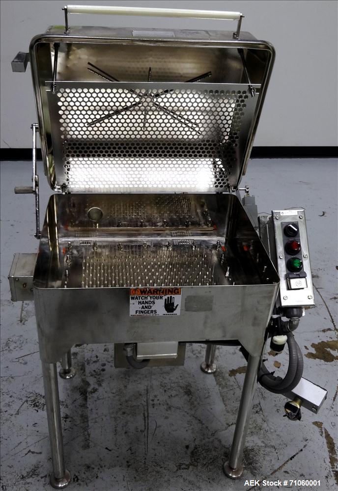 Used Stainless Steel Metromatic Model 1418-SS Batch Style Vial & Ampule Washer