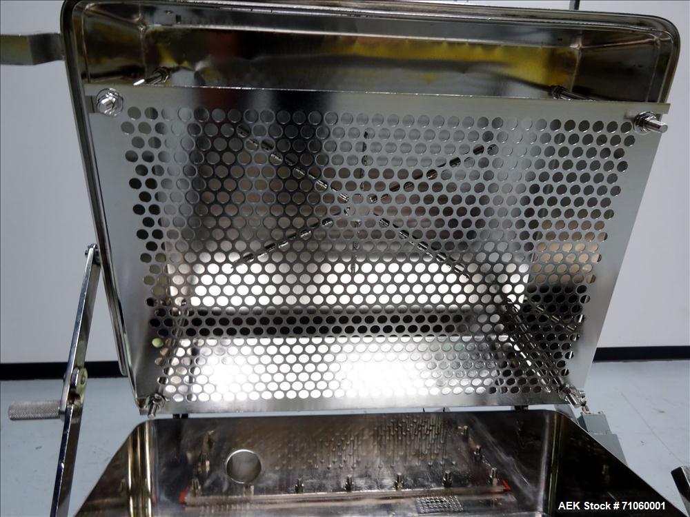 Used Stainless Steel Metromatic Model 1418-SS Batch Style Vial & Ampule Washer
