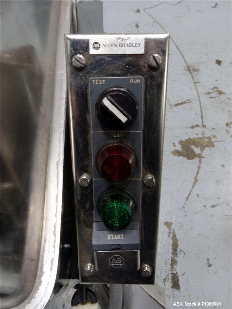 Used Stainless Steel Metromatic Model 1418-SS Batch Style Vial & Ampule Washer