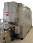 Used Bosch RRU 3100 HGL 3820 Washer/Sterilizing Tunnel for carpules, comprised of (1) Bosch RRU 3100 washer and (1) Bosch HQL 3820 hot air sterilizing tunnel. Capacity 30,000 hour. Currently fitted f...