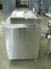Used Cozzoli Vial Washer, Model GW-24, Stainless Steel Construction. Rated up to 23,000 vials/hour, batch design, with change parts and controls, serial #GW24-250.  NOTE PRICE INCLUDES A 15% BUYERS P...