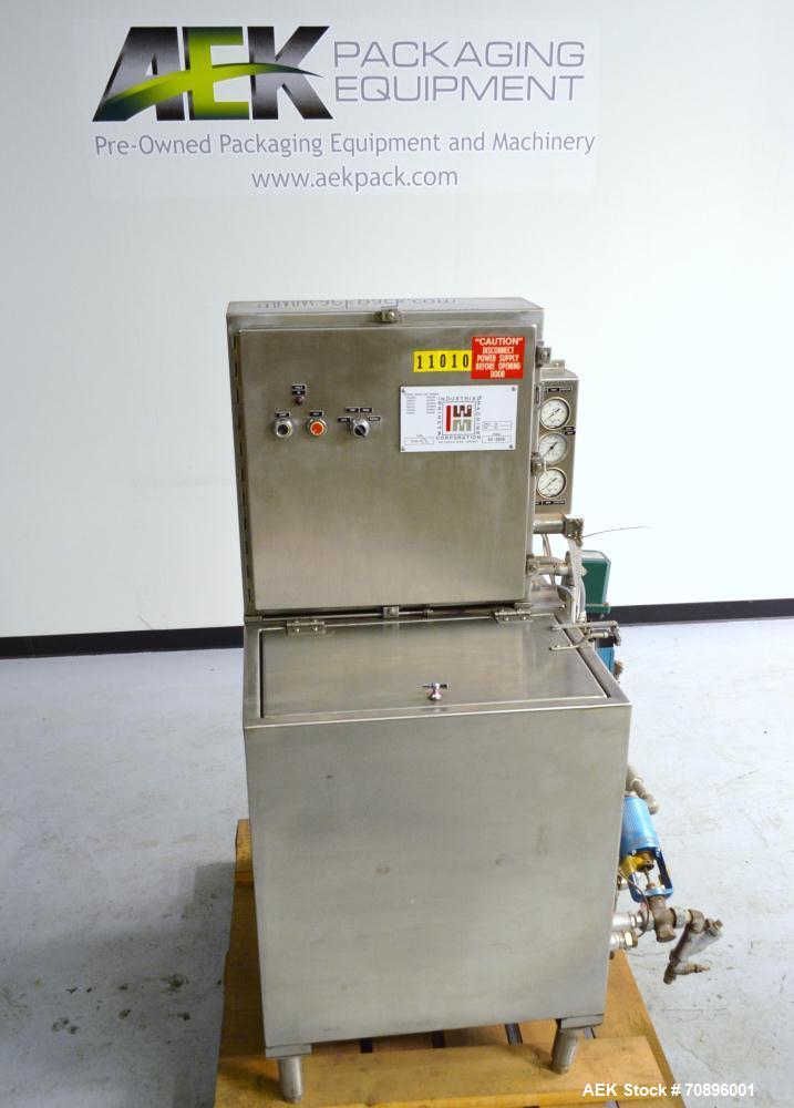 Used- Stainless Steel IWM Vial Stopper Washing Machine. Sanitary stopper washing