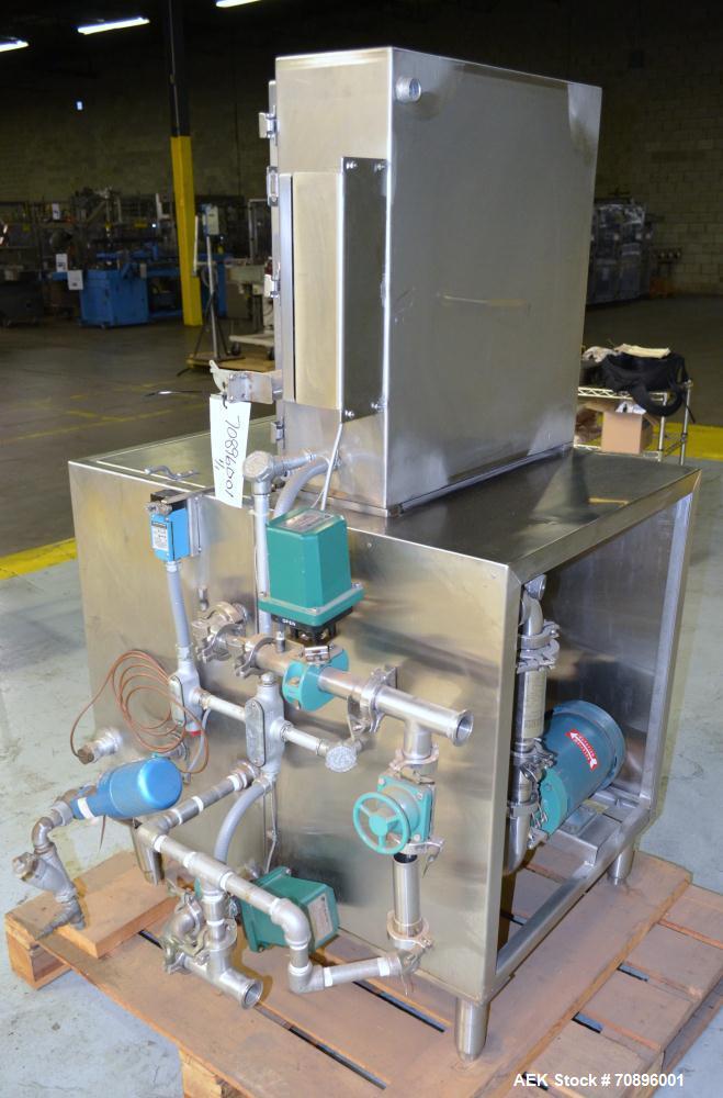 Used Stainless Steel IWM Vial Stopper Washing Machine. Sanitary stopper washing