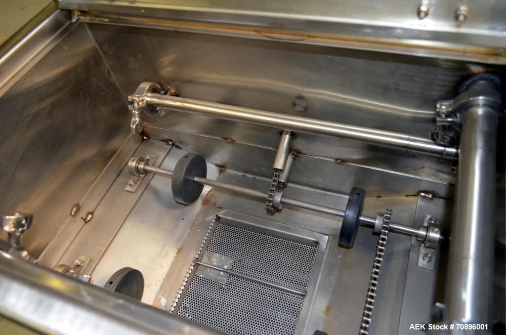 Used Stainless Steel IWM Vial Stopper Washing Machine. Sanitary stopper washing