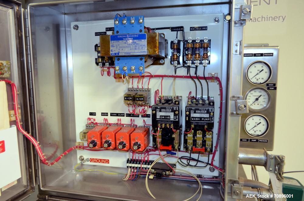 Used Stainless Steel IWM Vial Stopper Washing Machine. Sanitary stopper washing