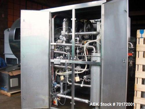 Used Smeja Stopper Washer, model WSTB-SST-HTA-RTA-200AE-AB 5/25, 200 liter capacity, steam sterilization cycle, programmable system with PLC controller and chart recorder. Designed to wash-dry-steril...