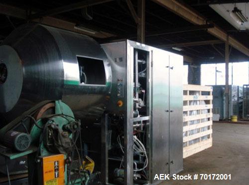 Used Smeja Stopper Washer, model WSTB-SST-HTA-RTA-200AE-AB 5/25, 200 liter capacity, steam sterilization cycle, programmable system with PLC controller and chart recorder. Designed to wash-dry-steril...