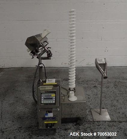 Used-Used Pharma Tech deduster metal check combination, model PTGV1000ST, stainless steel construction, with vertical rotati...