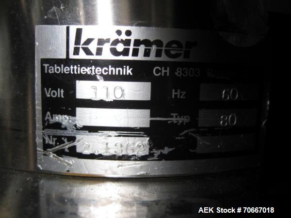 Used Stainless Steel Kramer Deduster, Type 80
