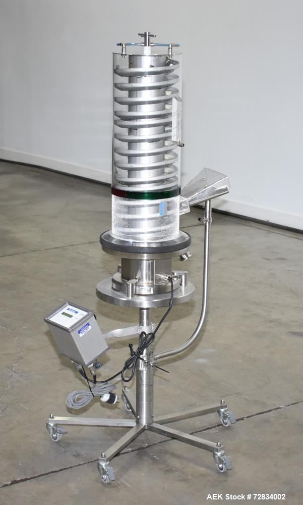 Used Kramer Model E92-500 Uphill Spiral Tablet Deduster. Approximate 1,800,000 tph, based on round 5 x 2mm tablets. Maximum tablet diameter 20mm. Maximum dedusting path 6.8m. Conveying height 490mm. ...
