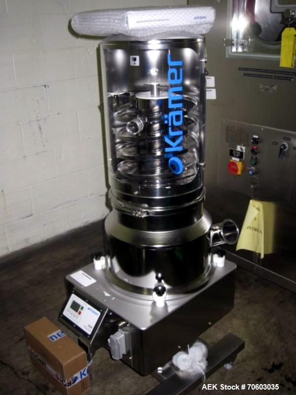 Used- Krammer Tablet Deduster, Type E4000S-400. Tower design, 100-240 volt, serial# E4000-0048, 100-240 volt, new 2010.