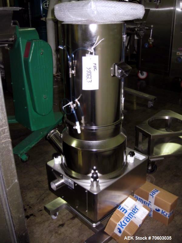 Used Krammer Tablet Deduster, Type E4000S-400. Tower design, 100-240 volt, serial# E4000-0048, 100-240 volt, new 2010.