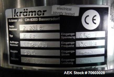 Used Kramer Model E80 Deduster