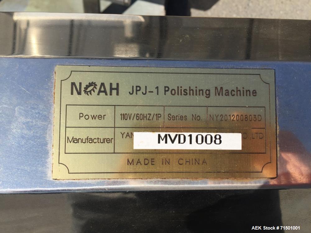 Used- Noah Model JPJ-1 Capsule Polisher