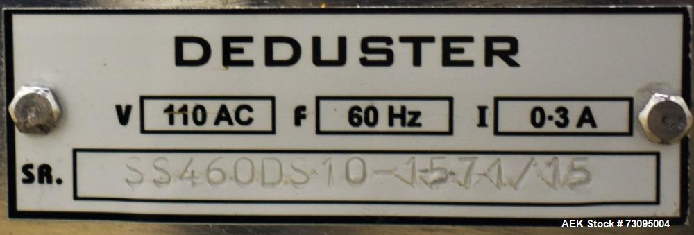 Industrial Tablet Deduster – Parle Elizabeth SS460DS10 for Sale