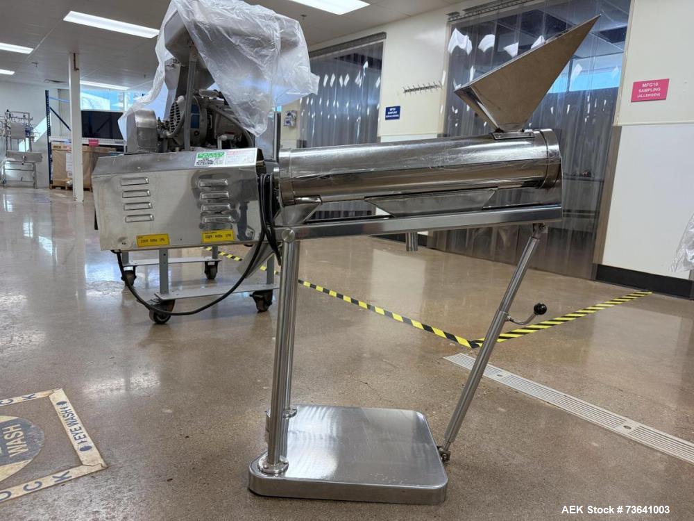 Used Vanguard PCX-II Capsule Polisher Stainless Steel Rotary Brush Unit