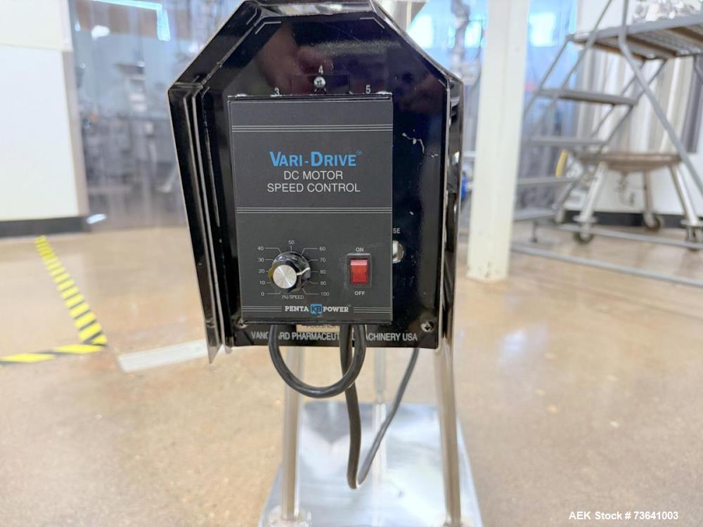 Used Vanguard PCX-II Capsule Polisher Stainless Steel Rotary Brush Unit