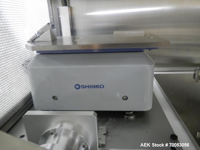 Used Used GEA Daiichi Viswill tablet video inspection system, model TVIS-EX3, rated to speeds of 350,000 tablets/hr through put, designed to handle 5-12 mm diameter to 2-8 mm round tablets, 5-12 mm w...