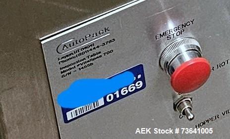 Used AutoPack VitaSpec 700 Capsule Inspection Conveyor with Vibratory Feed