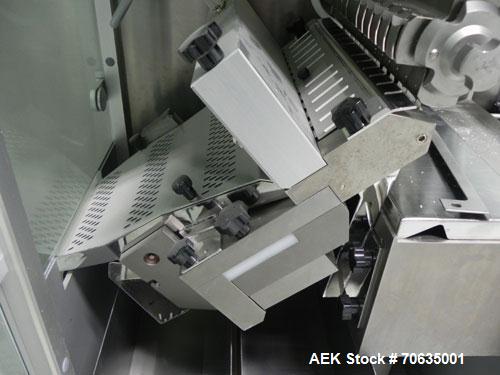 Used IMA Model Precisa 120 Tablet/Capsule Checkweigher. Machine is rated at up to 120,000 capsules per hour. Capsule size range from 40 mg to 200 mg with +/- 2 mg accuracies. Is of stainless steel co...