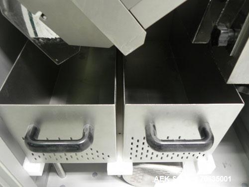 Used IMA Model Precisa 120 Tablet/Capsule Checkweigher. Machine is rated at up to 120,000 capsules per hour. Capsule size range from 40 mg to 200 mg with +/- 2 mg accuracies. Is of stainless steel co...