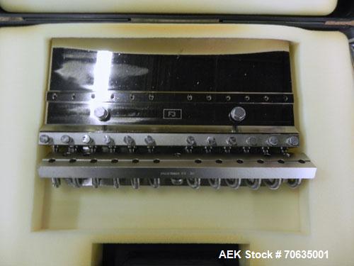 Used IMA Model Precisa 120 Tablet/Capsule Checkweigher. Machine is rated at up to 120,000 capsules per hour. Capsule size range from 40 mg to 200 mg with +/- 2 mg accuracies. Is of stainless steel co...