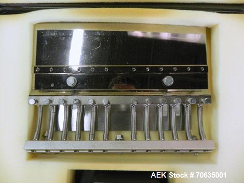 Used IMA Model Precisa 120 Tablet/Capsule Checkweigher. Machine is rated at up to 120,000 capsules per hour. Capsule size range from 40 mg to 200 mg with +/- 2 mg accuracies. Is of stainless steel co...