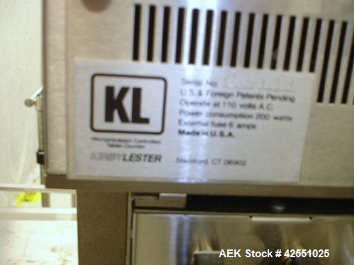 Used Kirby Lester Tablet/Capsule Counter, Model KL100, Serial #C1031. AS IS WHERE IS, LOADING & REMOVAL FEES EXTRA, COST TO BE DETERMINED.