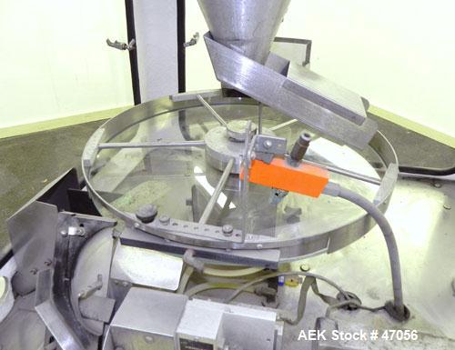 Used Mocon Vericap Capsule Inspection Machine, Model 2110. Machine is capable of inspecting size #0 capsules at 1800 per minute, size # 1, 2, 3, 4 at 2000 capsules per minute. Inclues control panel. ...