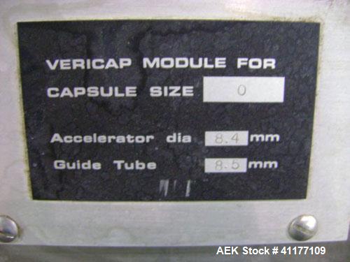 Used Mocon Capsule Weighing and Sorting Machine, Model Vericap 1800. Capable of up to 1800 capsules per minute. Has printer.