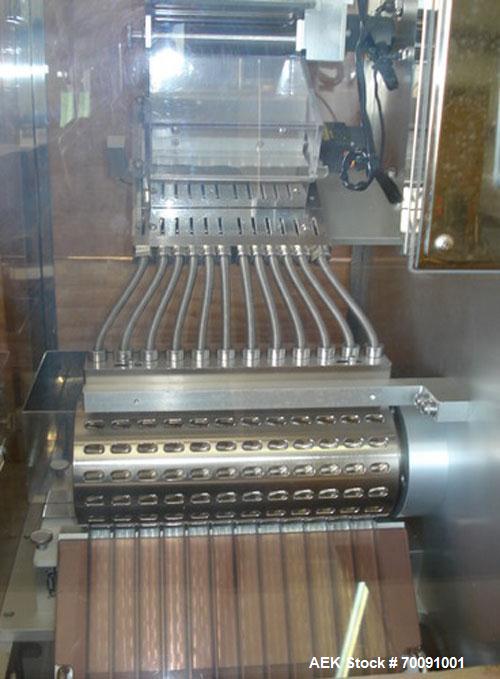 Unused-Shinogi Qualicaps Capsule Checkweigher, Model CWI-80.This machine is recent vintage and currently supported by Qualicaps.It is stainles steel CGMP auto design with touch screen HMI.It has size...